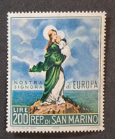 1966. SAN MARINO - EURÓPA bélyeg - postatiszta  (V-504.)