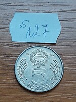 MAGYAR NÉPKÖZTÁRSASÁG 5 FORINT 1983 Réz-nikkel, Kossuth Lajos   S127
