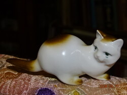 ZSOLNAY PORCELÁN FOLTOS CICA MACSKA HIBÁTLAN !!!