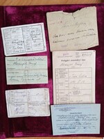 D205328 Katonai iratok 1918-1941 Székesfehérvár Mocasa Almásfüzitő Hörömpöli József  Túri Lídia