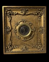 Aranyozott biedermeier keret óra