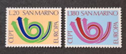 1973. SAN MARINO - EURÓPA bélyeg sor - postatiszta  (V-510.)