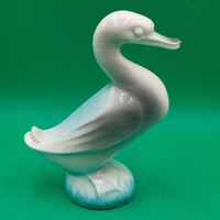 Ritka gyűjtői  Antik Drasche/ Kolibri porcelán Kacsa figura