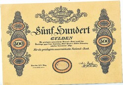 Ausztria 500 Osztrák-Magyar gulden1825 REPLIKA  UNC