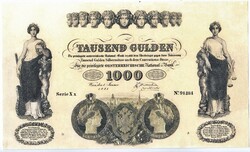 Ausztria 1000 osztrák-magyar gulden 1841 REPLIKA UNC