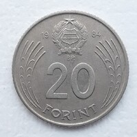 20 Forint 1984 érme, fémpénz - Magyarország 20 Forint 1984 pénzérme