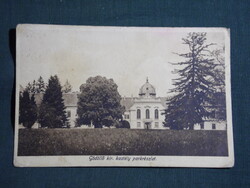 Képeslap,Gödöllő,Királyi kastély,park látkép,részlet,Storcz B. Mátyás dohányáruda kiadás,1930-