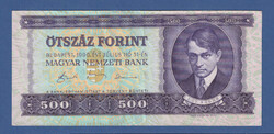 500 Forint  1990 VF+ Ropogós Vágás hiba