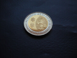 MOLDOVA 10 LEI 2018 NEMZETI VALUTA 25.ÉVFORDULÓ! BIMETÁL! NAGYON RITKA!