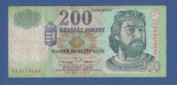 200 Forint 2001 FA