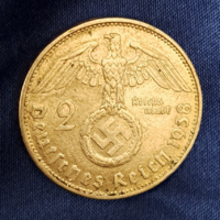 Horogkeresztes ezüst birodalmi 2 Márka 1938. (180)