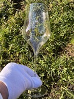 6x MOËT & CHANDON 45 cl pezsgőspohár eredeti dobozában – MOËT fehér koronás flőte