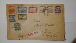 1918 Repülő Posta-L levélen Bécsbe (60.000+)