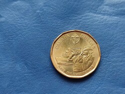 CANADA DOLLAR / KANADA 1 $ DOLLÁR 2010 HAJÓZÁS 100-ÉVFORDULÓ! II.ERZSÉBET IDŐS! UNC!