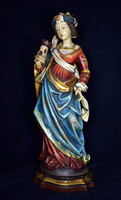 Holy Barberry... Hand-painted carved statue