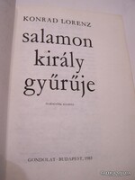 Konrad Lorenz Salamon király gyűrűje