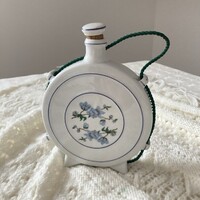 Hollóházi kulacs kétféle oldallal - Takarékszövetkezet / elegáns kis minta