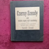 CZERNY-SZENDY/40 TANULMÁNY/ ROZSNYAI KÁROLY KIADÁSÁBAN/Bp. 1908./319.sz.