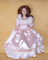 Sissi porcelánbaba, porcelán baba