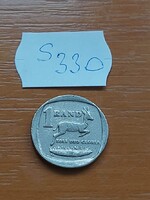 DÉL-AFRIKA 1 RAND 1992 Nikkellel bevont sárgaréz, Antilop  S330