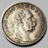 FJ ezüst 1korona 1915 KB