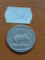 DÉL-AFRIKA 5 RAND 1994 Nikkellel bevont sárgaréz, Gnú  S344