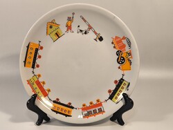 Alföldi gyerek mintás porcelán tányér 19cm átmérője