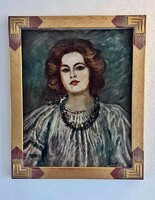 Dudits Andor: Art Deco portré