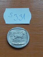 DÉL-AFRIKA 1 RAND 1993 Nikkellel bevont sárgaréz, Antilop  S331