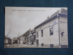 Képeslap,Pécel,Árpádházi Szent Erzsébet gyermekotthon árvaház főépület, Bp. kiadás,1910-  ,barna,