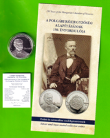 2024 - 150 éves a magyar polgári közjegyzőség – ezüst emlékérme - PP - MNB ismertető + certi