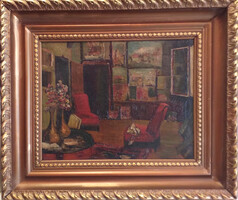 Román György (1908-1981) : A művész műterme  1947