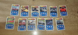 Turbos - Autóskvartett - MegaTrumpf - Piatnik Hiányos pakli No:424724