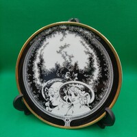 Jurcsák László Hollóházi porcelán falidísz