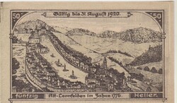 Osztrák szükségpénz  50 heller 1920