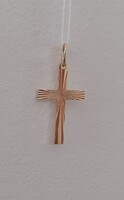 14K arany kereszt medál 0,78 g