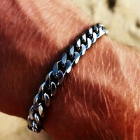 Miami cuban lánc 316L rozsdamentes acél (stainless steel) férfi karkötő 331