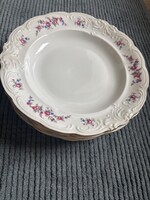 Wawel dombor mintás arany szegélyes nagy mély tányér 6 db