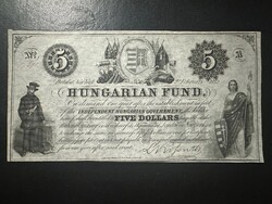 5 dollár 1852.  Tökéletes UNC!!