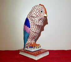 Herendi pikkely mintás bagoly figura