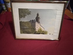 Old picture of Bratislava Framed in a beautiful frame