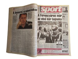 2001 november 24  /  nemzeti SPORT  /  Nagyszerű ajándékötlet! Eredeti újság Ssz.:  17950