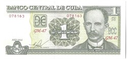 1 peso 2016 Kuba Cuba UNC