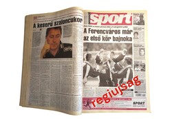 2001 november 28  /  nemzeti SPORT  /  Nagyszerű ajándékötlet! Eredeti újság Ssz.:  17954