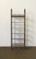 1V124 Bauhaus formatervezett fém vázas design polc