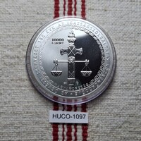 10.000 Forint "Önálló ügyészi szervezet 150. évf." kapszulában certivel 2021 PP UNC