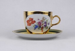1U845 Régi aranyozott Kahla porcelán kávéscsésze