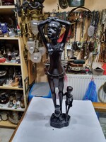 Afrikai fa faragott figura