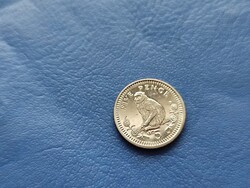 GIBRALTÁR 5 PENCE / FIVE PENCE 2003 MAJOM! II.ERZSÉBET IDŐS! RITKA! UNC!