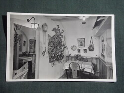 Képeslap,Budapest,Baross kávéház étterem,Muskátli grill,látkép,részlet, 1940-